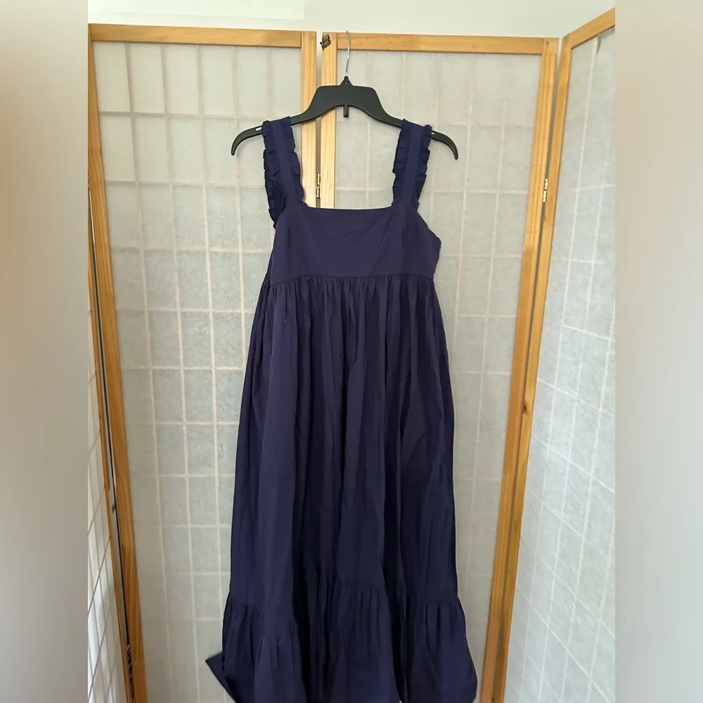 NWT free people Blue Depth Isabella Maxi Dress - Picture 5 of 5